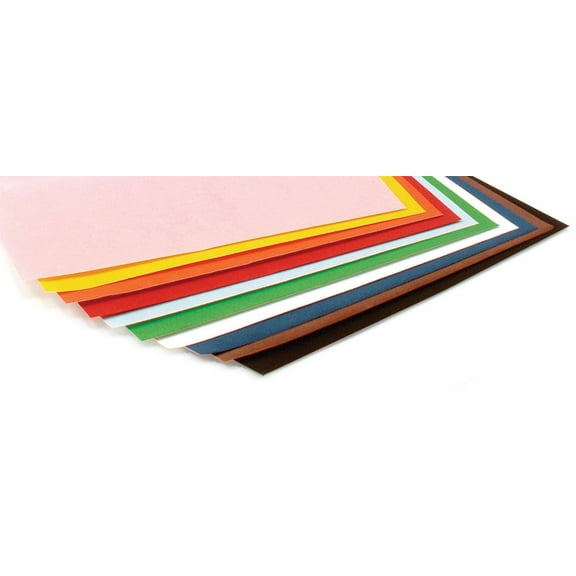 Hygloss Velour Paper, Assorted Colors, 10/Pkg.