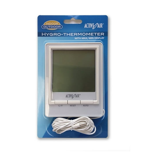 Hygro Plant Thermometer, Lcd, Hydrofarm, HGIOHTJ