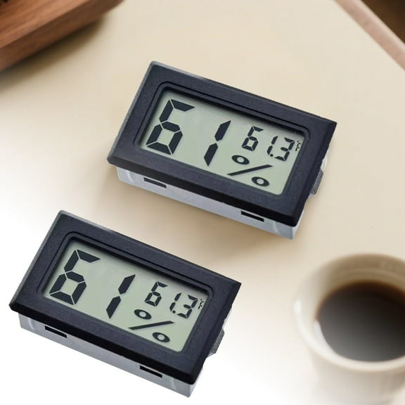 Hygrometer Indoor Humidity Meter Easy To Use Digital Temperature Measuring Device For Home Bedroom Kitchen Accurate Readings Lightweight And Compact Design