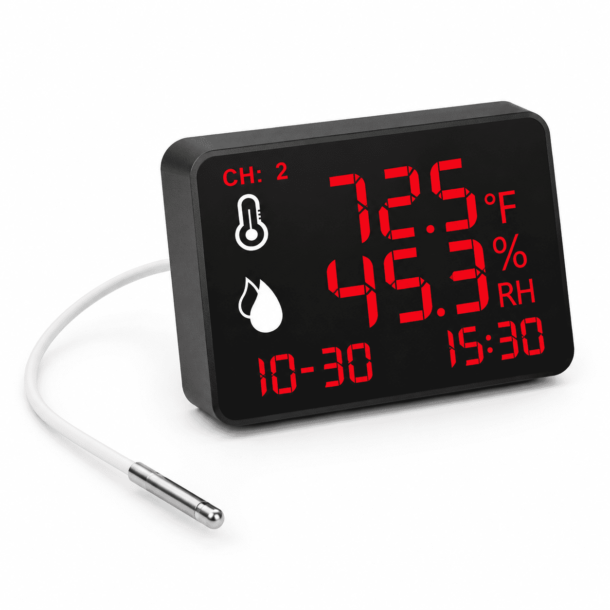 Simple Data Export Hygrometer Reusable Temperature Recorder Data Logger Humidity With ...