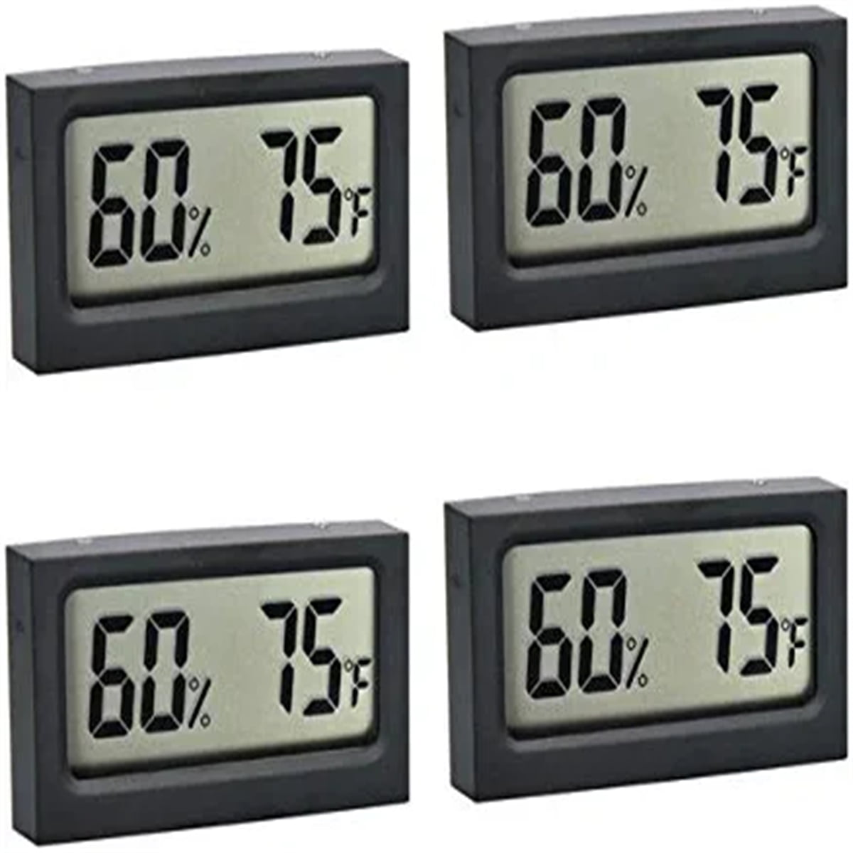 Hygrometer Set Thermohygrometers Outdoor Indoor Moisture Temperature