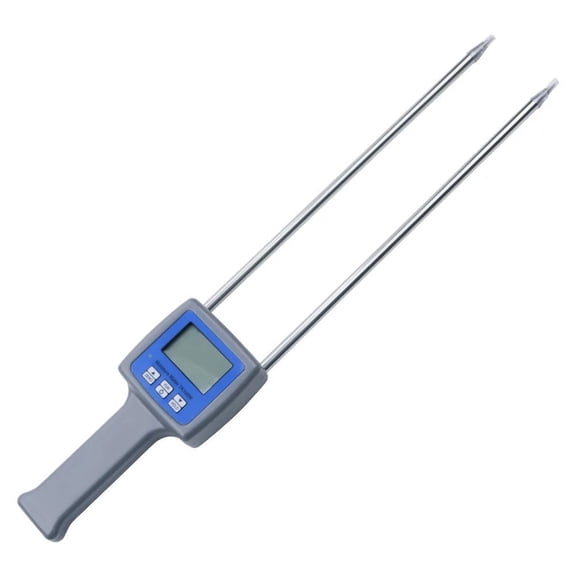Hygrometers Professional Wood Sawdust Powder Hay Bale Peat Moisture Meter Tester Digital LCD Humidity Moisture Analyzer ,Quick Accurate