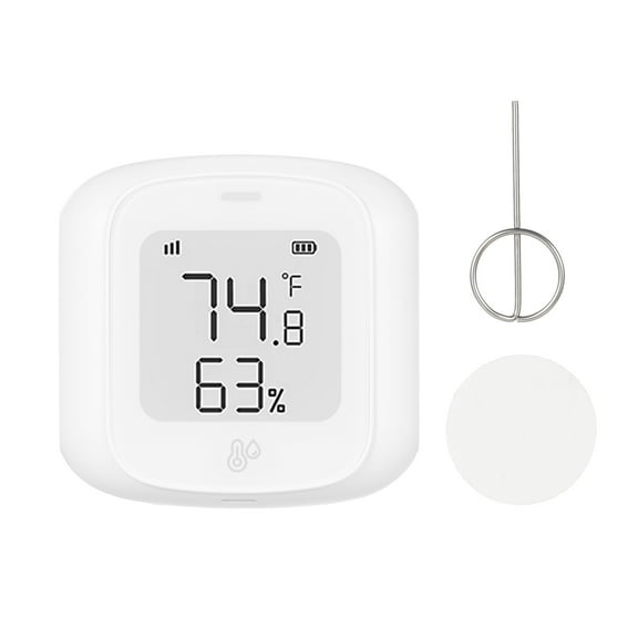 Hygrothermograph, Temperature And Compatible With Temperature Temperature And With Lcd Screen Wifi Temperature Screen Indoor Thermometer And With Eryue