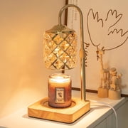 Hyindoor Candle Warmer Lamp with Timer Adjustable Height, Vintage Wax Melt Warmer for Scented Wax with 2 GU10 Bulbs, Birthday Gifts for Women, Mom Gifts Idea