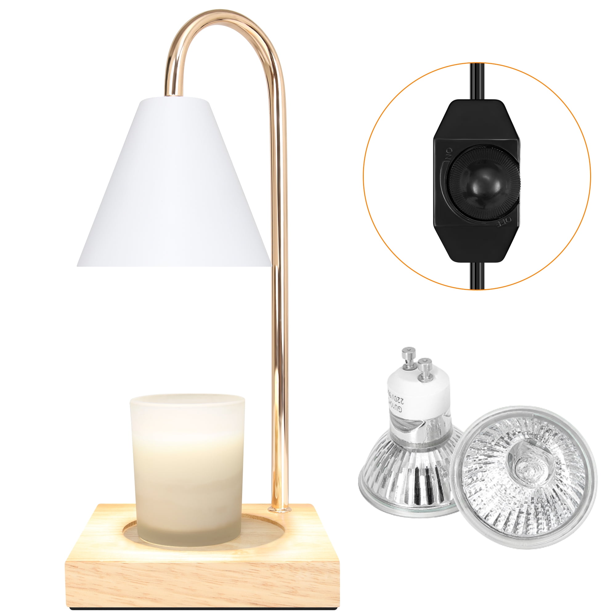 7 Touch Lamp Wax Melts Warmer-Metal Ravine Table decor – Kringle