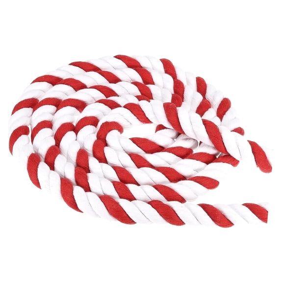 Hyjoy 1 Inch Feet Twisted Rope, 3 Rope with Tape for Craft Railings ...