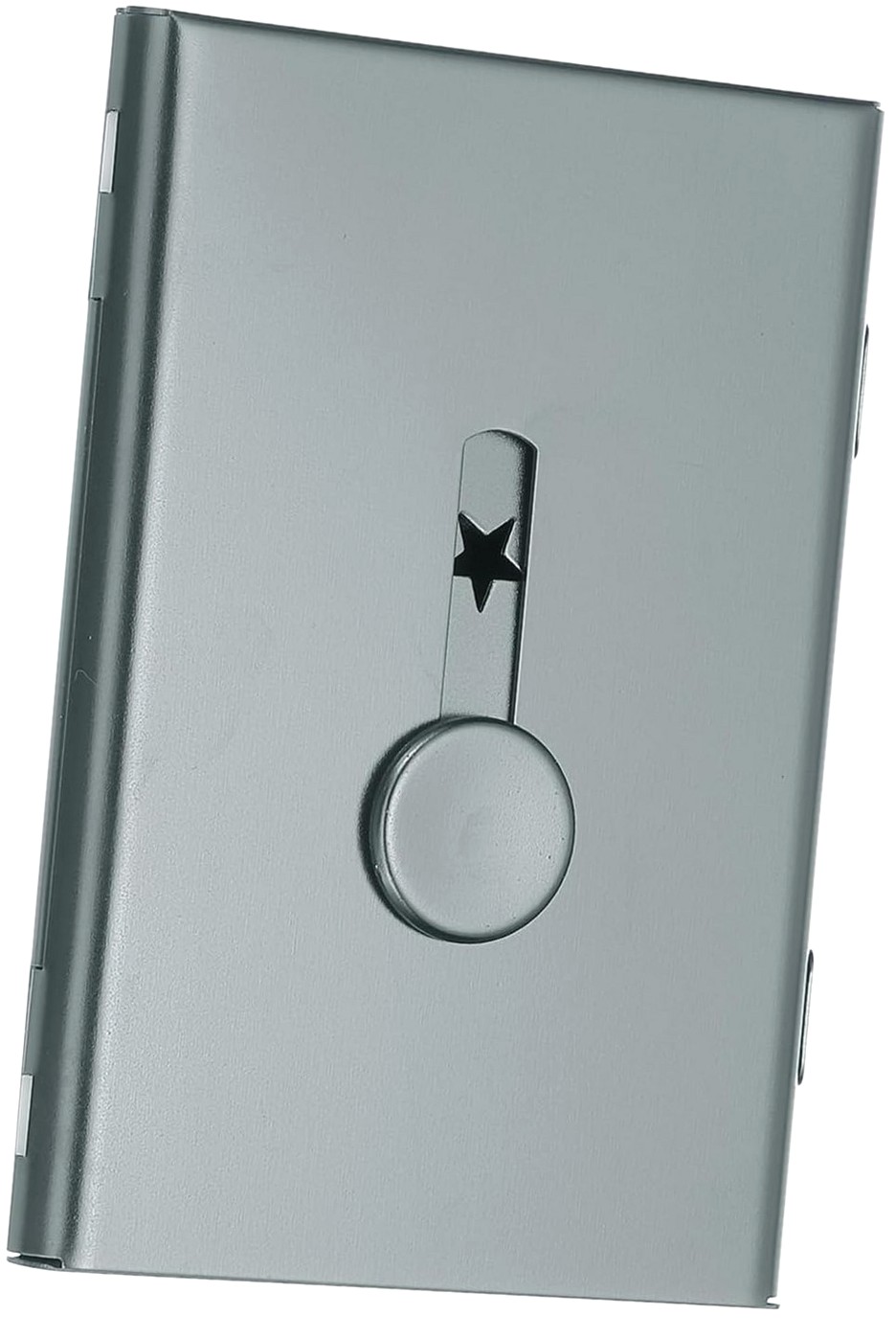 Hyjoy 1 Piece, Thumb Drive Alloy Slide Out Card Case for Business ...