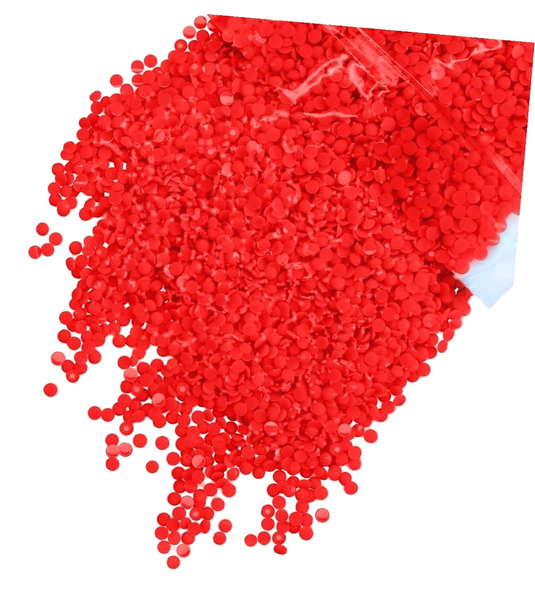 Hyjoy 1550 Pieces 5mm Red Rhinestones for Crafts SS20 Flatback Stones ...