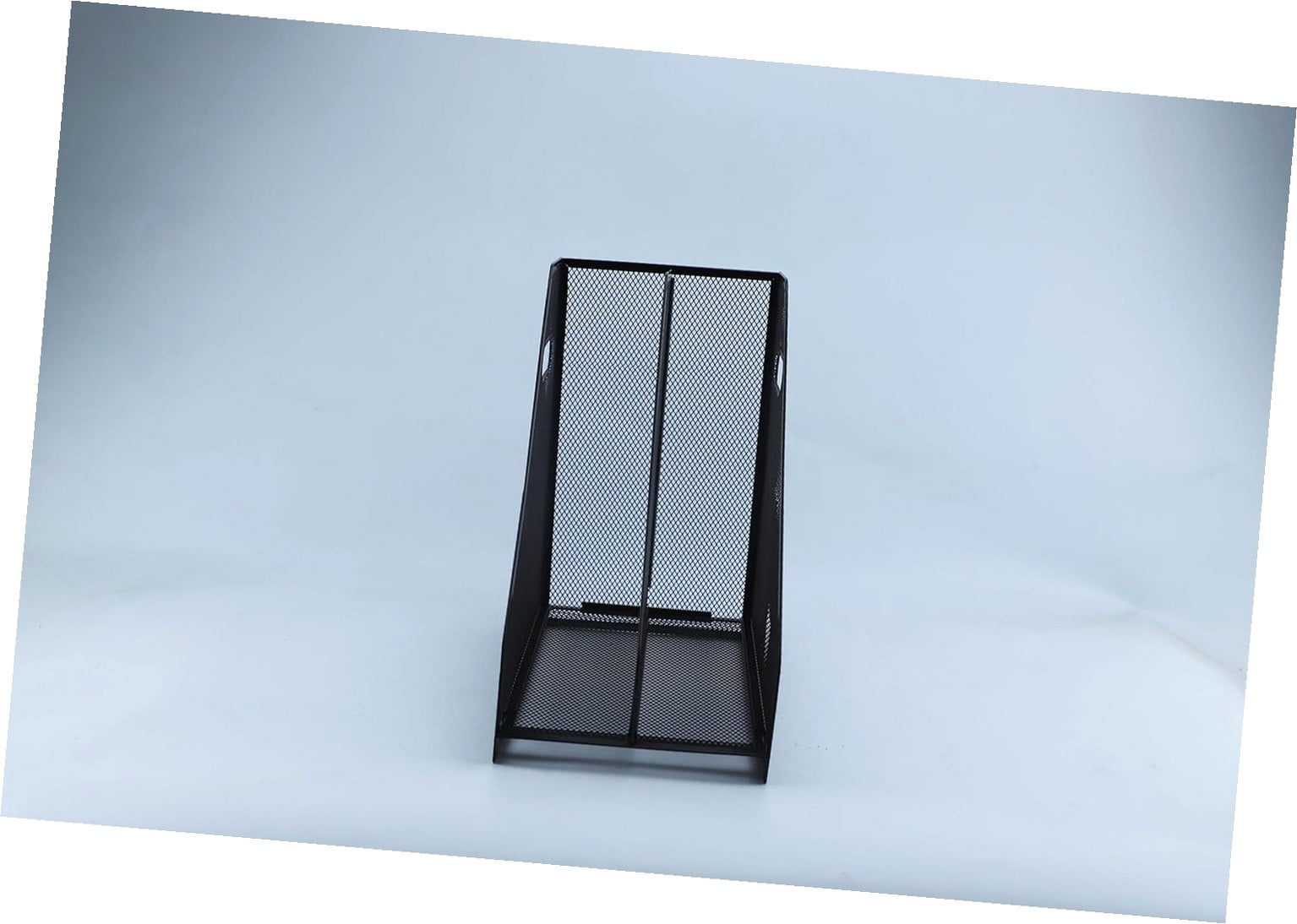 Hyjoy 2 compartments metal file racks metal Desktop Organizer for Desk ...