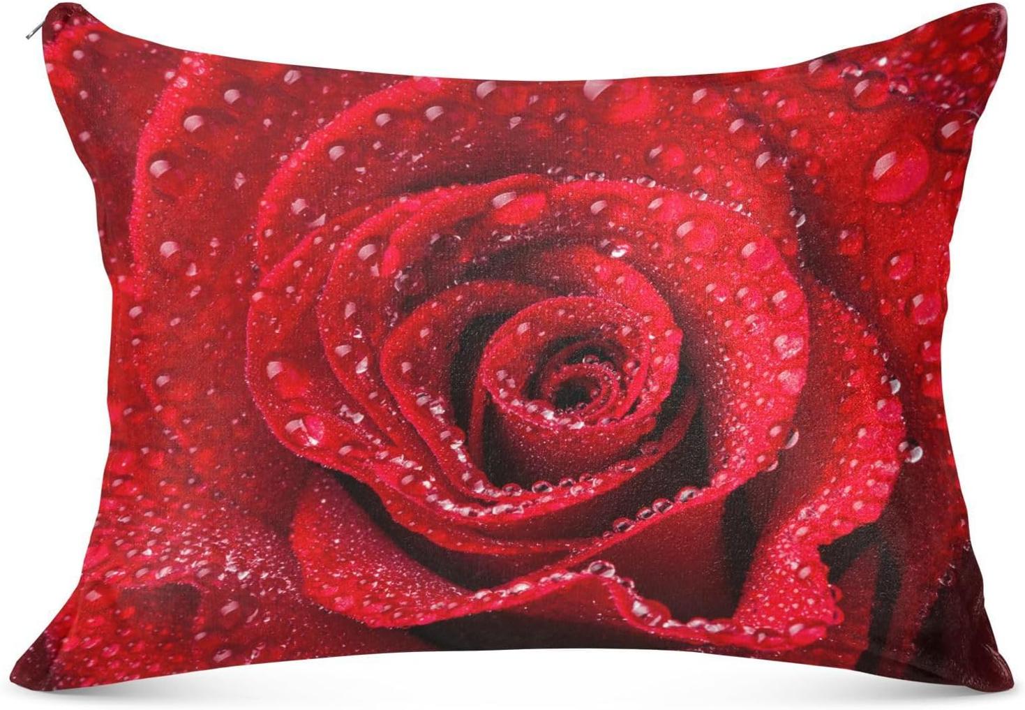 Hyjoy 21x54 in Velvet Body Pillow Cover with Zipper Soft Velvet Body