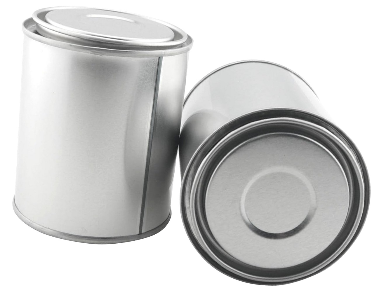Hyjoy 2PSC Empty Metal Paint Can with Lid Paint Storage Container 0.5L ...