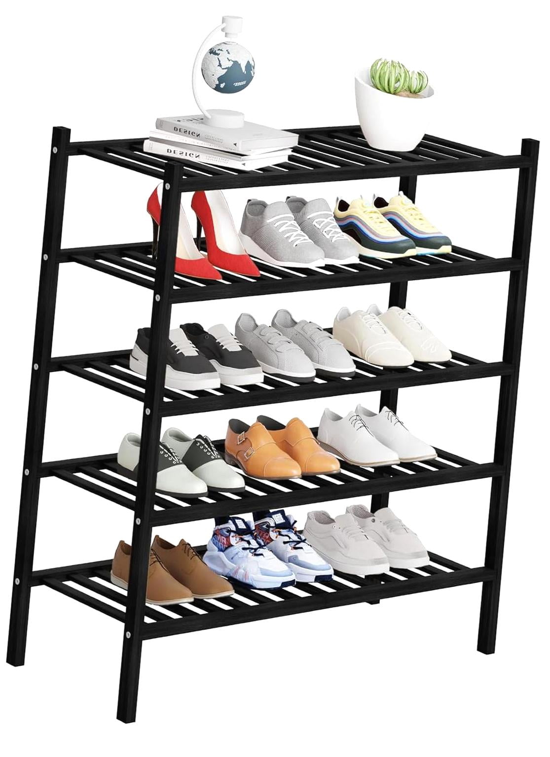 Hyjoy 3 Tier Shoe Rack Storage Organizer for Closet, Versatile ...