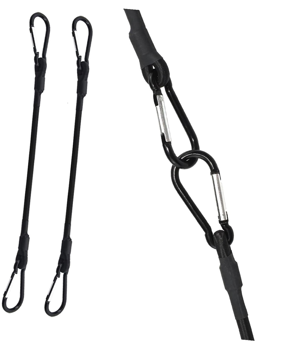 Hyjoy 72 Inch Bungee Cord with | 2 Pack Latex Straps Rope Locks onto ...