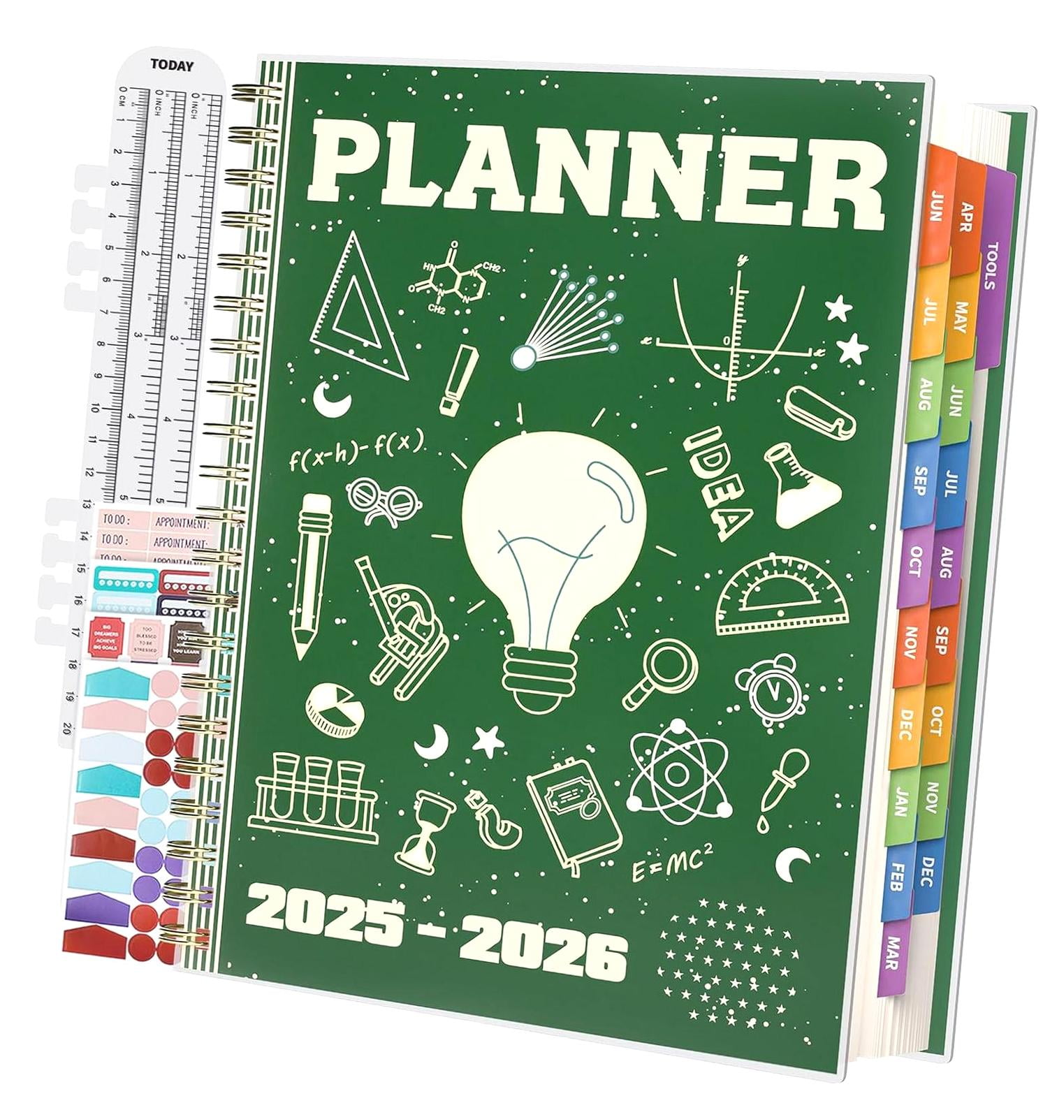 Hyjoy Academic Planner 20252026, Large 19 Months 8.5 x 11 Monthly