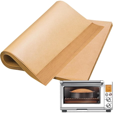 Hyjoy Air Fryer Liners, 100Pcs Parchment Paper for BOV845BSS Smart Oven Countertop Oven, Unbleached Parchment Paper Baking Sheet Non-Stick