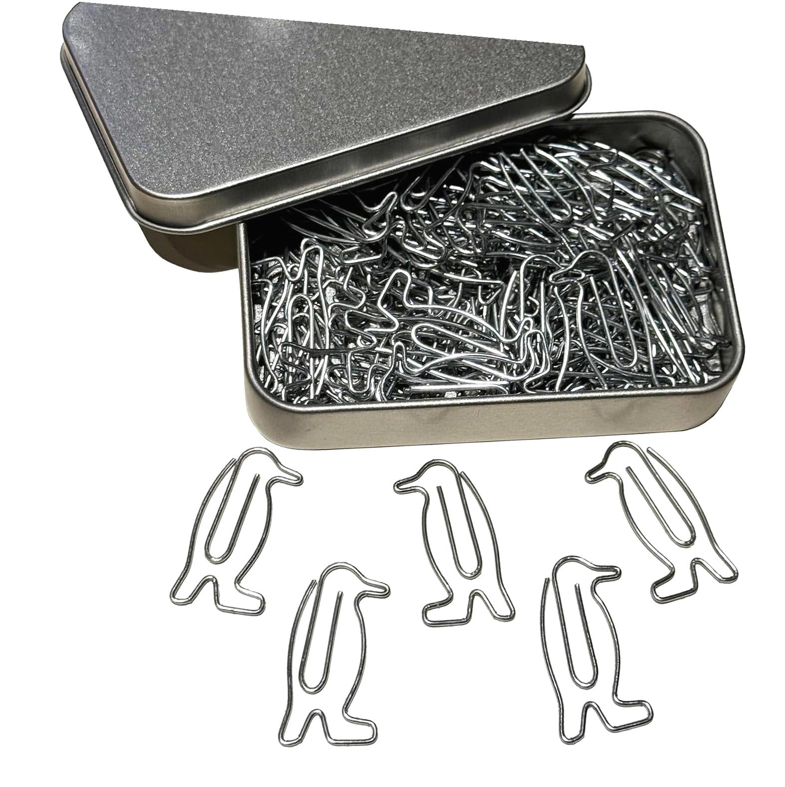 60 Pcs Cat Shaped Paper Clips - Assorted Colors, Cute Animal Bookmark Clips For Office School