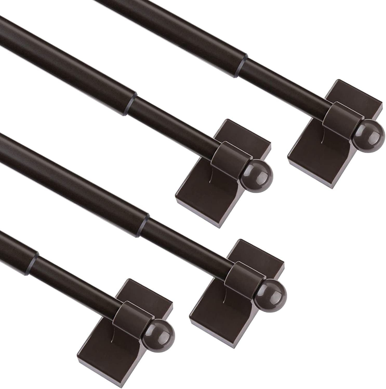 Hyjoy Curtain Rod Multi-Use Cafe Sidelight Rods, 16