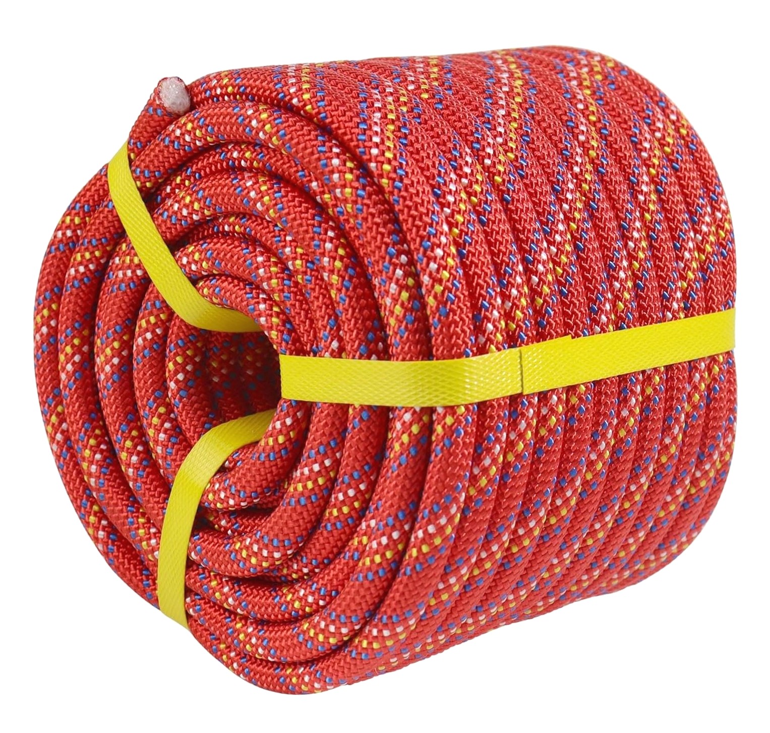 Hyjoy Double Braided Polyester Rope (1/2 in 50 ft) Arborist Rigging ...