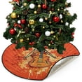 Hyjoy Electric Guitar Fall Christmas Tree Mats Waterproof Tree Skirt