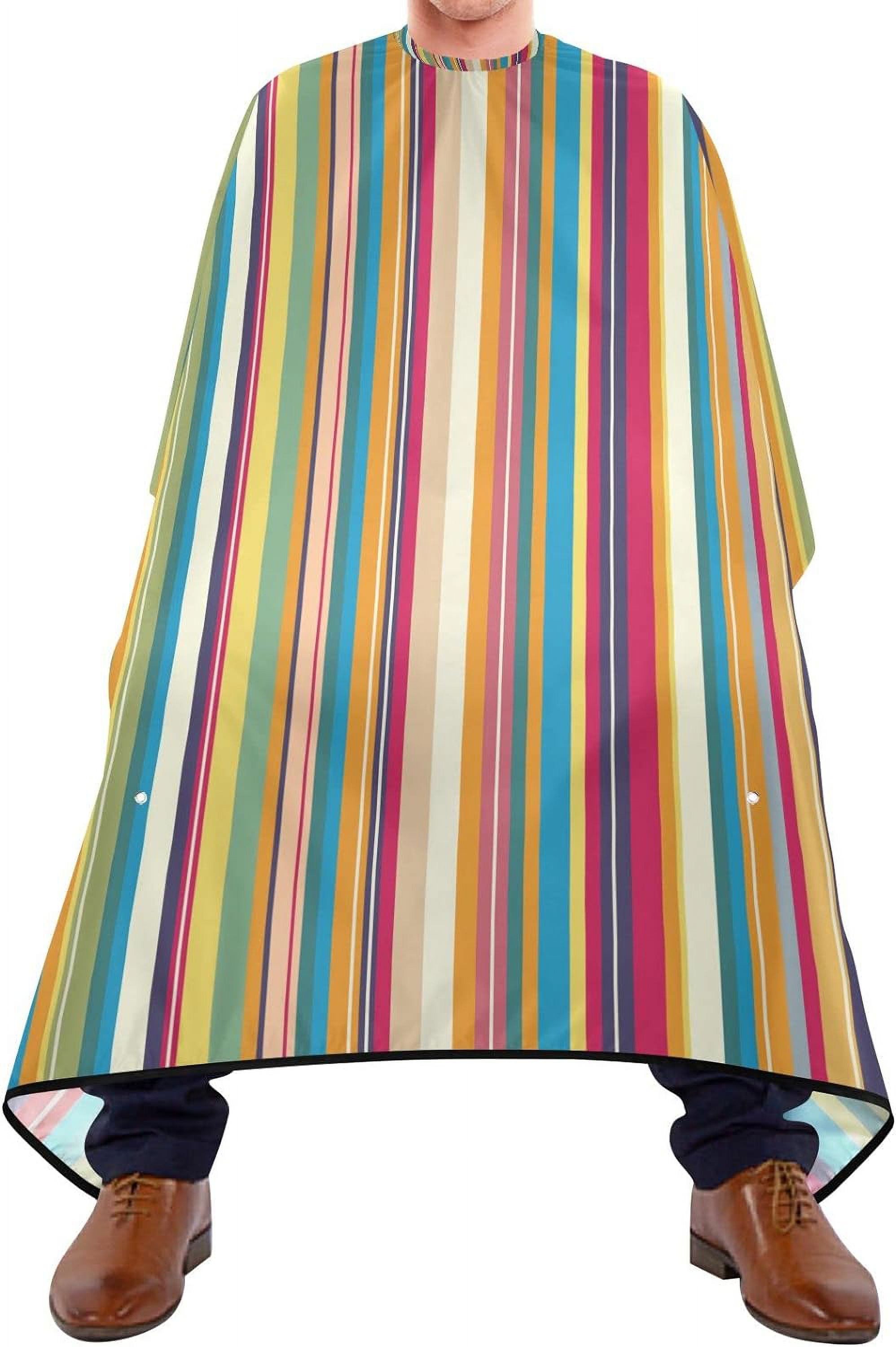 Hyjoy Hair Cutting Cape for Men, Mexican Serape Stripes Barber Cape