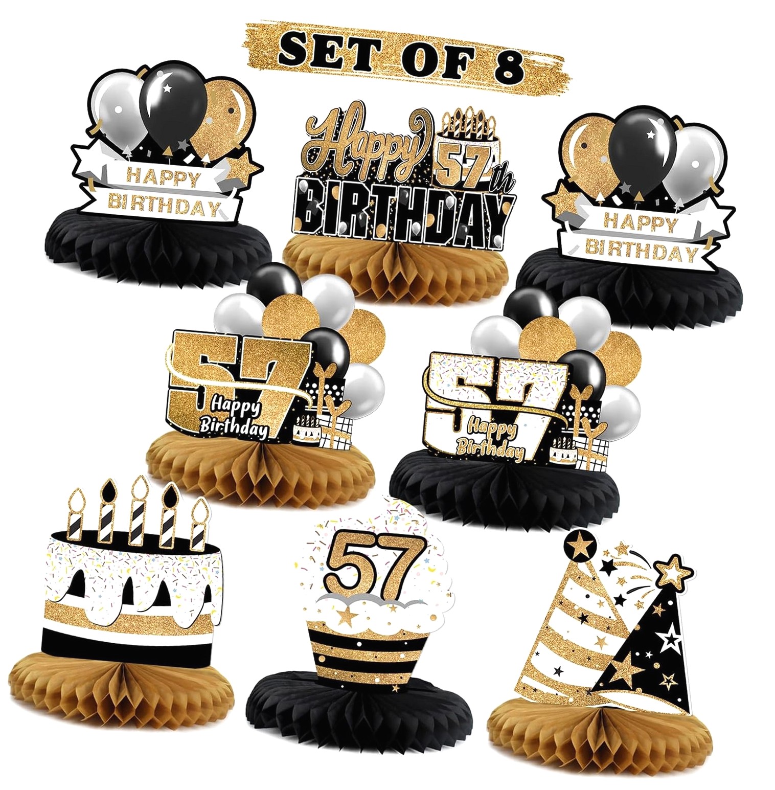 Funny 57th Birthday Toilet Paper Gag Gift - Novelty Decorations For Men & Women, Eco-Friendly 3-Ply