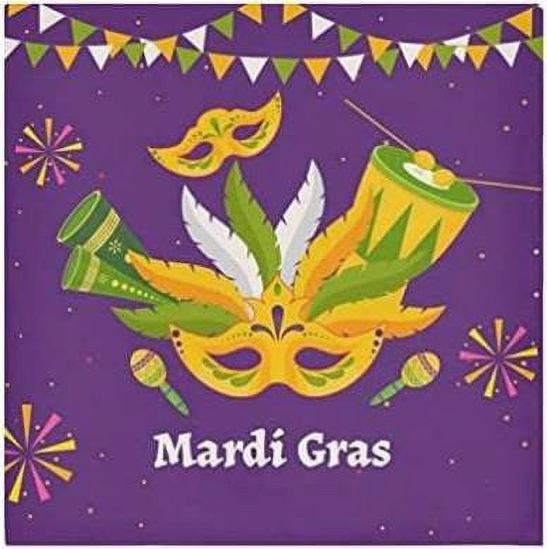 mardi gras cloth napkins