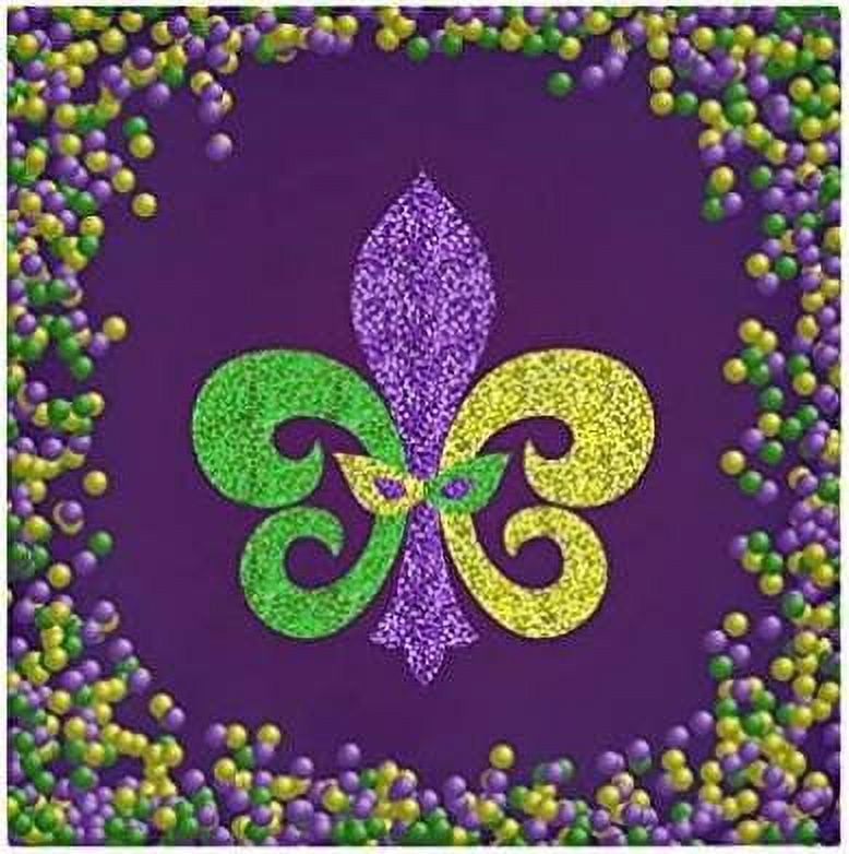 party napkins mardi gras