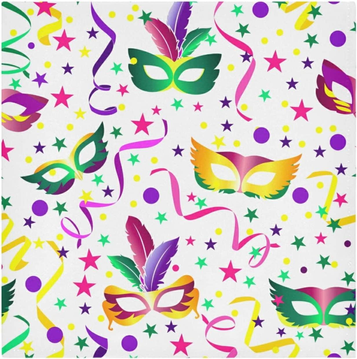 mardi gras cloth napkins
