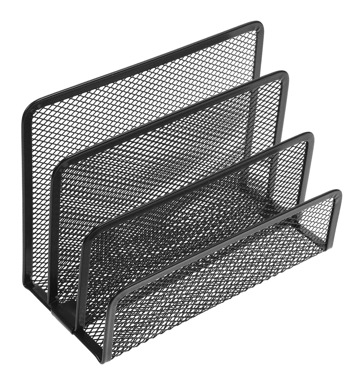 Desktop Letter Rack Hyjoy Metal Desktop Organizer File Folder Rack for Letters Documents ...