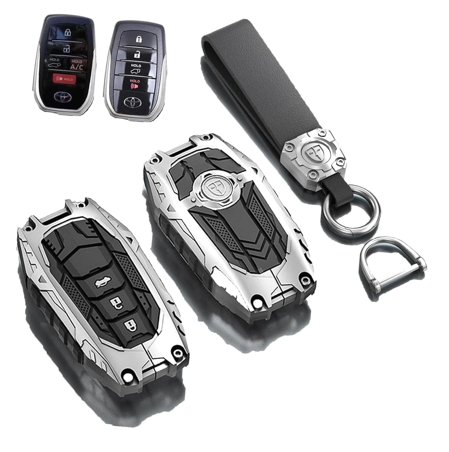 Replacement Key Fob Shell For Toyota - Compatible With Grand Highlander, Land Cruiser, Rav4 Prime, Venza 2021-2024 4 thumbnail image