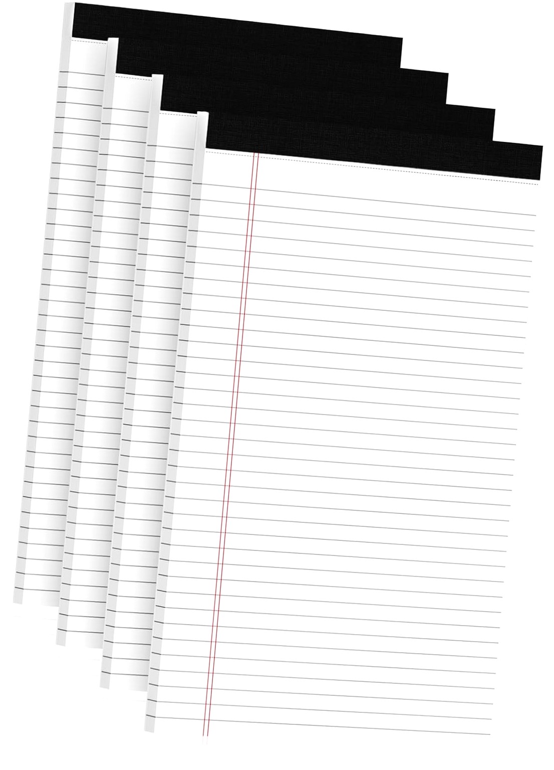 Hyjoy Note 8.5 14 Ruled, 4 Pack 8.5 14 White Paper Lined Paper Tablets ...