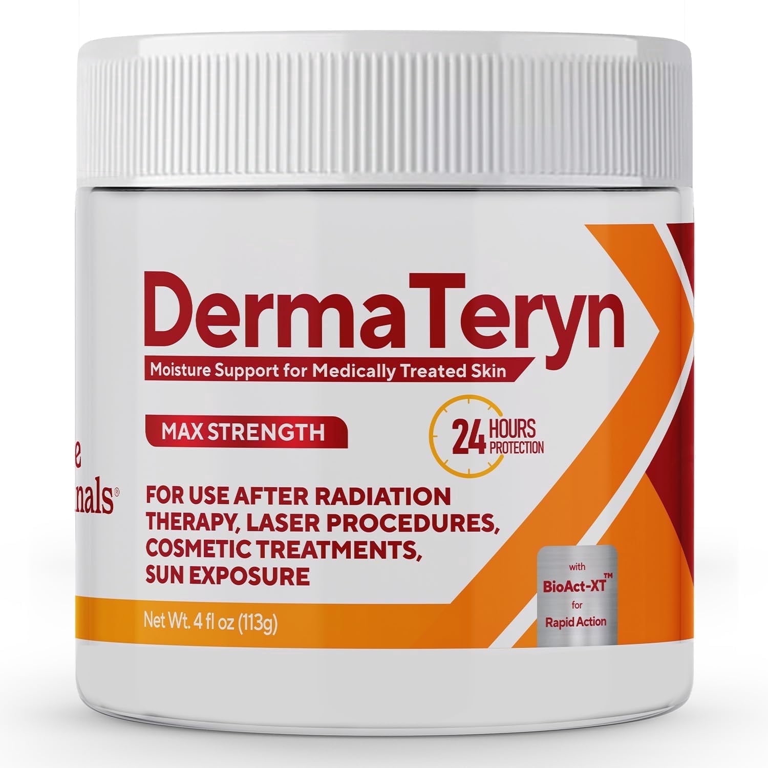 Marie Originals DermaTeryn Sunburn & Post Radiation Cream, Max Strength Moisture Barrier for Dry, Irritated or Sensitive Skin, Fragrance Free4 fl. Oz