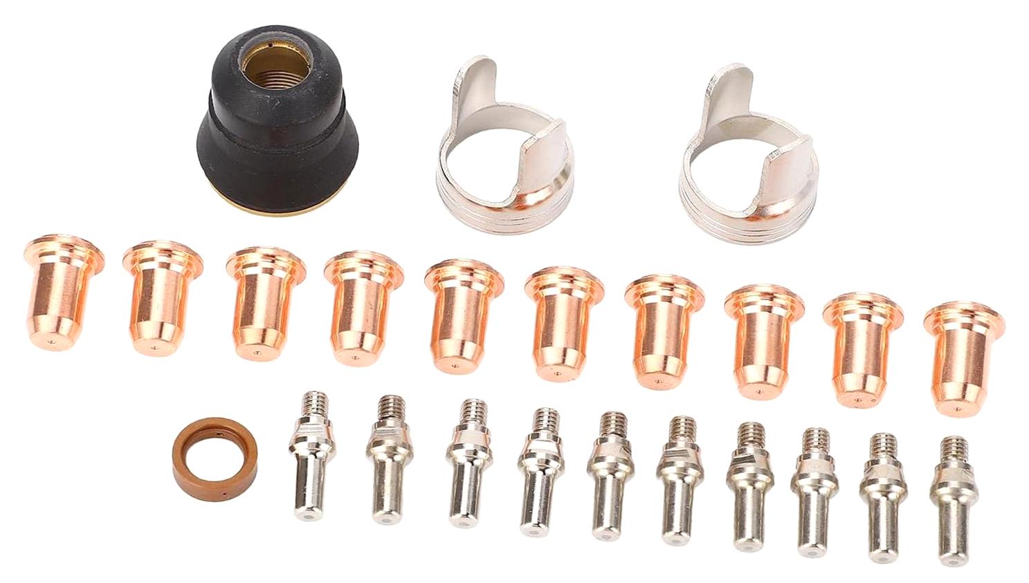 Garosa Plasma Cutter Consumables Kit – IPT40 Tips, Electrodes, Nozzles For CUT 55DS/65DS Plasma Cutters (24-Piece Set)
