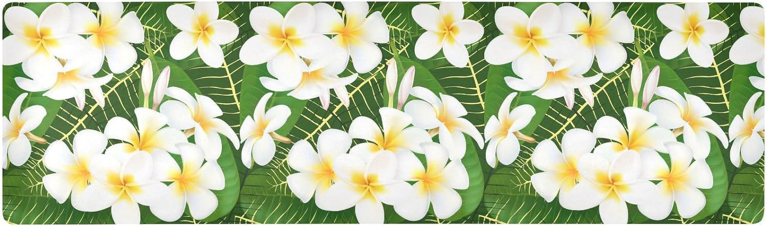 Hyjoy Plumeria Long Trivet Table Runner Waterproof Heat Resistant Table