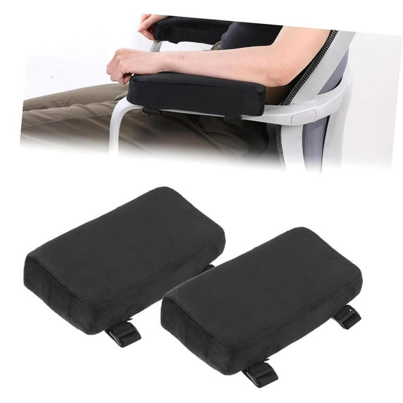 Hyjoy Set of 2 Memory Foam Armrest , Comfortable Support for Office and Gaming Chairs