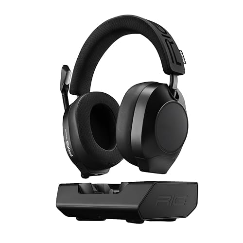 RIG R8 SPECTRE PRO HX Black Dual Wireless Gaming Headset with Graphene Drivers and Base Station - Xbox