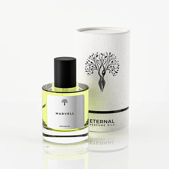 Eternal Perfume Oils Marvell Perfume Oil for Women & Men, 1 fl oz (30 mL) Dropper Bottle, Alcohol-Free Long-Lasting Concentrated Fragrance