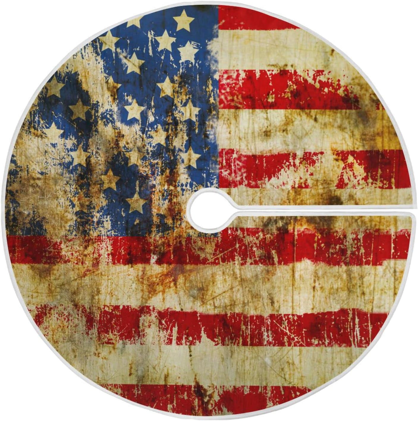 American Flag Tree Skirt 