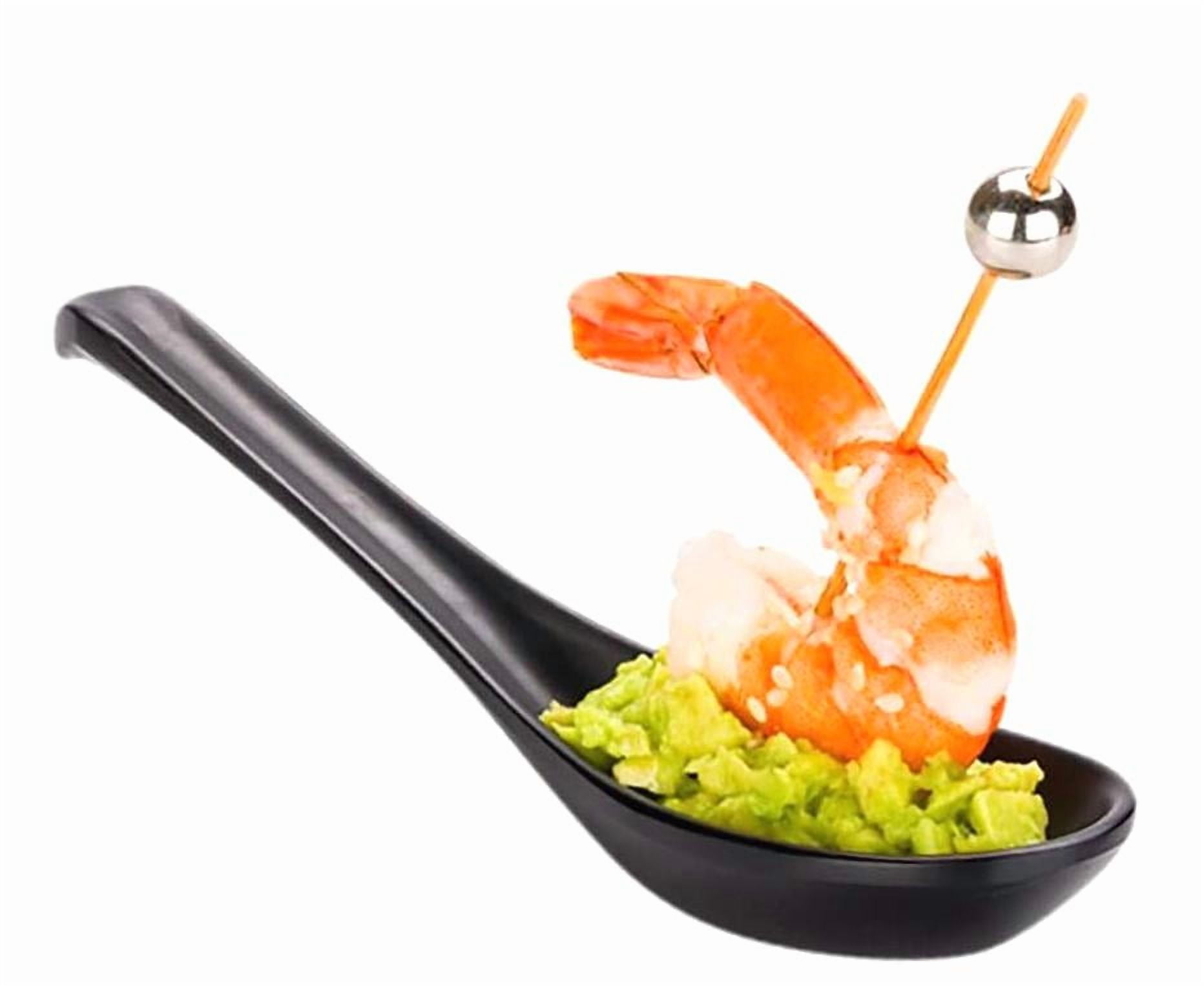 Hyjoy -Voga 4 Inch Tasting Spoons, 10 Dishwashable Appetizer Spoons ...