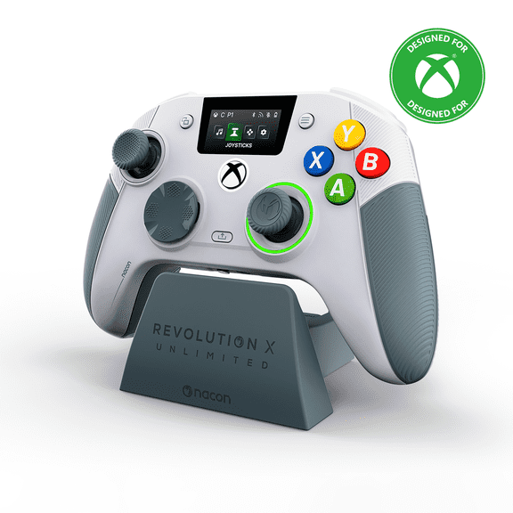 Nacon Revolution X Unlimited Advanced Precision Controller Officially Licensed XBOX Series X | S, XBOX One, Windows 10 / 11 PC & Android - Wired/Wireless - Charging Station - Anniversary Edition