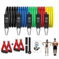 Hykes Unbreakable Resistance Bands Set (11Pcs) For Exercise, 100