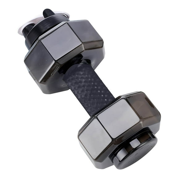 Hyknon 2.2L Dumbbell Shaped Water Bottle Big Capacity Fitness Equipment Leakproof Portable Water Jug Gym Gifts for Men Friends Indoor&Outdoor