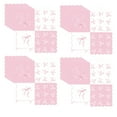 thumbnail image 1 of Hyknon 20pcs Valentine's Day Napkins Disposable Pink and White Paper Napkins Decorative Bows Tissues Party Supplies for Birthday Wedding Baby Shower, 1 of 6