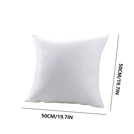 Hyknon 20x20" Throw Pillow Inserts Set of 2, Cotton Stuffer Decorative Dount Alternative Pillow for Couch Soft Square Accent Throw Pillows for Bed Living Room Sofa
