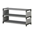 thumbnail image 1 of Hyknon 5-Tier Shoe Rack Free Standing Lightweight Gray Shoe Shelf Plastic Large Capacity Shoe Storage Organizer for Closet Garage Entryway, 1 of 6