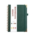 thumbnail image 1 of Hyknon A5 Lined Spiral Notebook 100 Pages, College Ruled Paper, Fight Ink Bleed, 180 Flat 5.9x8.3" Journal Note Book with Elastic Strap for Classroom Work Business, 1 of 6