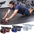thumbnail image 1 of Hyknon Ab Roller Wheel for Men and Women, Automatic Abdominal Training Wheel, Stable Abdomina Roller with Double Wheels, Non-Slip Abdominal Fitness Equipment for Home Core Strength Training, Gray, 1 of 6