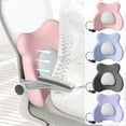 thumbnail image 1 of Hyknon Adjustable Inflatable Lumbar Support Pillow, Cute Lower Back Support Cushion, Memory Foam Back Pillow Desk Chair Cushion, Improved Posture Backrest Support Pad for Office Chair Car Home, Pink, 1 of 7