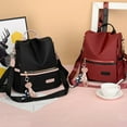 thumbnail image 1 of Hyknon Backpack Purse for Women, Large Crossbody Shoulder Bag with Adjustable Shoulder Straps, Lightweight Water-Resistant Casual Travel Daypack with Cute Cat Pendant, Backpack for Campus Daily, Red, 1 of 7
