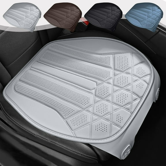 Hyknon Car Seat Cover Non-Slip Breathable Seat Cushion Comfortable Waterproof Bottom Seat Protector Accessories for Universal Cars SUVs Truck Gray